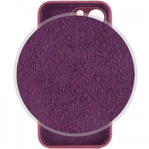 Чохол Silicone Case Full Camera Protective (AA) для Apple iPhone 14 Pro (6.1") Бордовий / Plum
