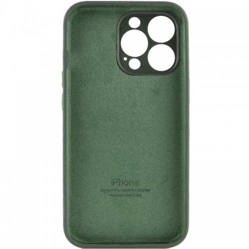 Чехол Silicone Case Full Camera Protective (AA) для Apple iPhone 14 Pro (6.1") Зелёный / Cyprus Green