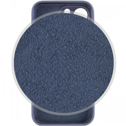 Чохол Silicone Case Full Camera Protective (AA) для Apple iPhone 14 Pro (6.1") Темно-синій / Midnight blue