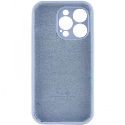 Чохол Silicone Case Full Camera Protective (AA) для Apple iPhone 14 Pro Max (6.7") Блакитний / Lilac Blue