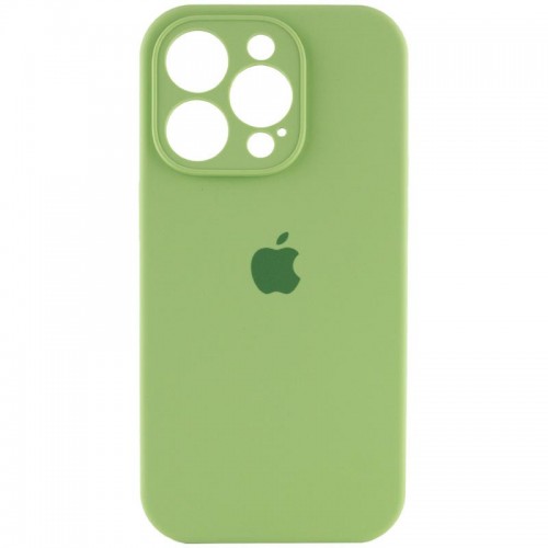 Чехол Silicone Case Full Camera Protective (AA) для Apple iPhone 14 Pro Max (6,7") Мятный / Mint