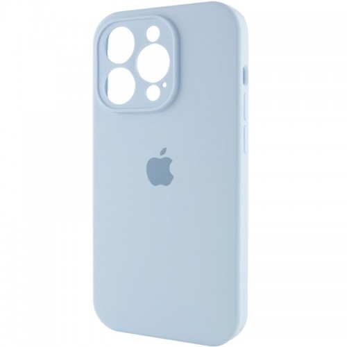 Чохол Silicone Case Full Camera Protective (AA) для Apple iPhone 14 Pro Max (6.7") Блакитний / Sweet Blue
