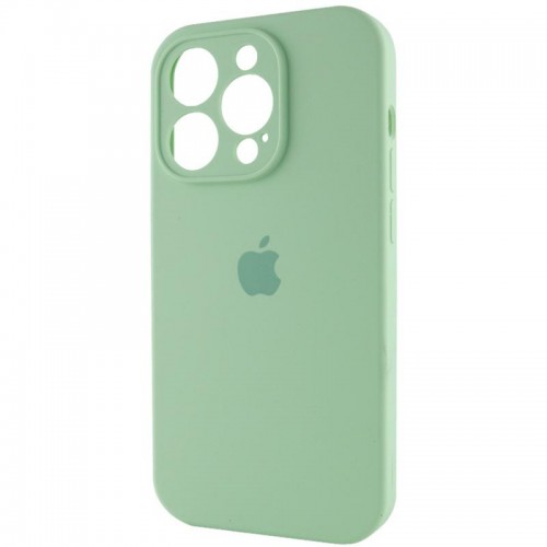 Чохол Silicone Case Full Camera Protective (AA) для Apple iPhone 14 Pro Max (6.7") Зелений / Pistachio