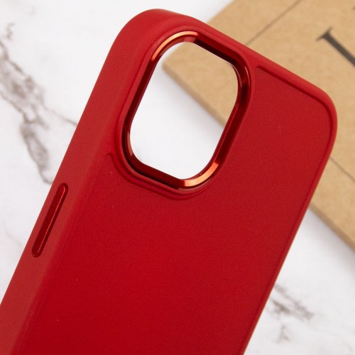 TPU чохол Bonbon Metal Style для Apple iPhone 14 (6.1") Червоний / Red