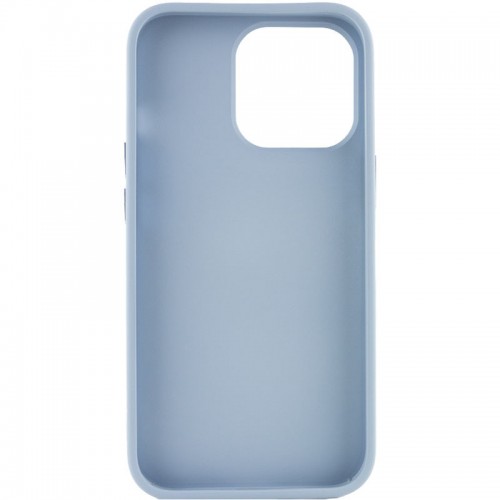 TPU чохол Bonbon Metal Style для Apple iPhone 14 Pro Max (6.7") Блакитний / Mist blue