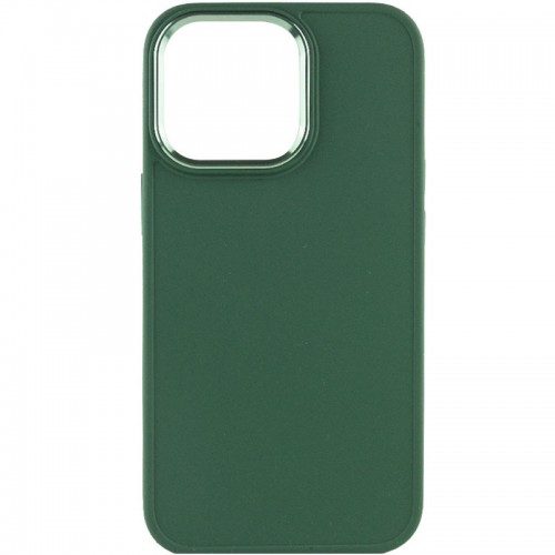 TPU чохол Bonbon Metal Style для Apple iPhone 14 Pro (6.1") Зелений / Army green
