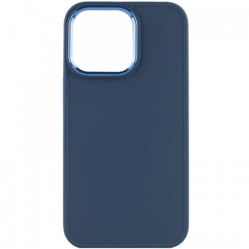 TPU чохол Bonbon Metal Style для Apple iPhone 14 Pro (6.1") Синій / Denim Blue