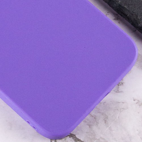 Силіконовий чохол Candy для Apple iPhone 14 Pro (6.1") Бузковий