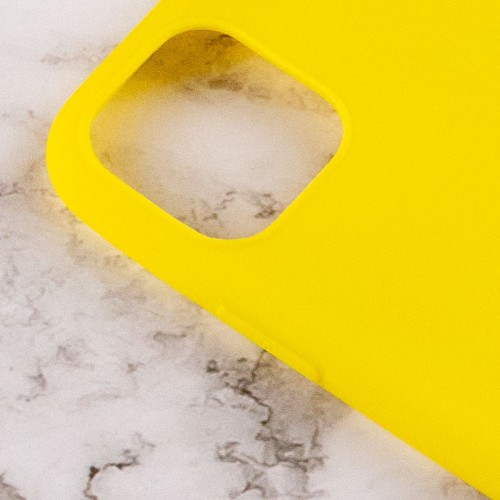 Силіконовий чохол Candy для Apple iPhone 14 Plus (6.7") Жовтий