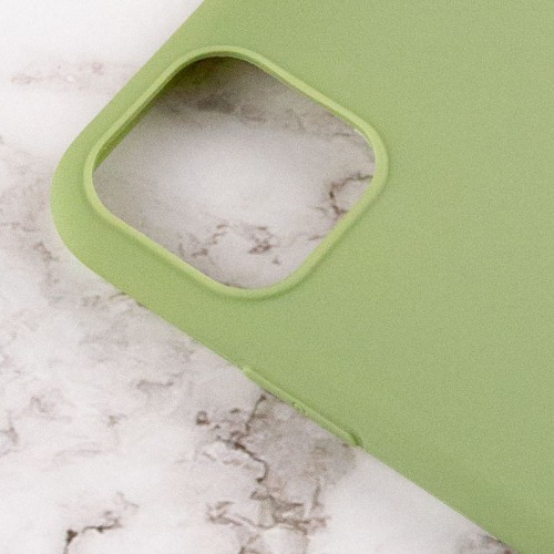 Силіконовий чохол Candy для Apple iPhone 14 Plus (6.7") Фісташковий