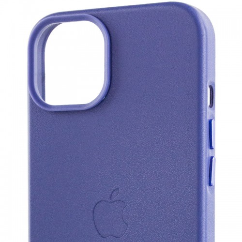 Шкіряний чохол Leather Case (AA Plus) with MagSafe для Apple iPhone 12 Pro Max (6.7") Wisteria