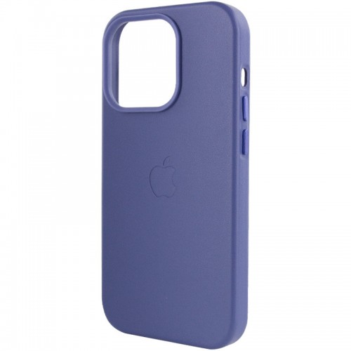 Шкіряний чохол Leather Case (AA Plus) with MagSafe для Apple iPhone 14 Pro (6.1") Wisteria