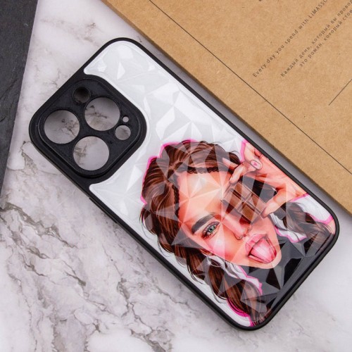 TPU+PC чохол Prisma Ladies для Apple iPhone 14 Pro (6.1") Chocolate
