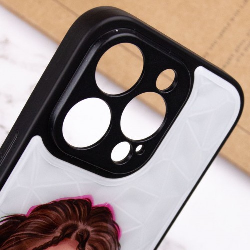 TPU+PC чохол Prisma Ladies для Apple iPhone 14 Pro (6.1") Chocolate