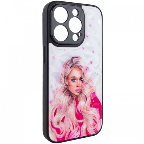 TPU+PC чохол Prisma Ladies для Apple iPhone 14 Pro (6.1") Pink