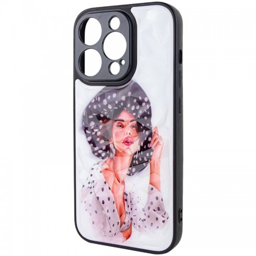 TPU+PC чохол Prisma Ladies для Apple iPhone 14 Pro Max (6.7") Girl in a hat
