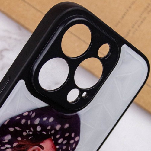 TPU+PC чохол Prisma Ladies для Apple iPhone 14 Pro Max (6.7") Girl in a hat
