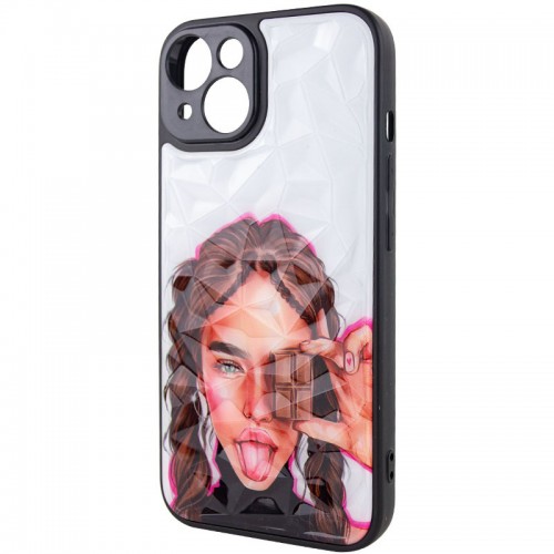 TPU+PC чохол Prisma Ladies для Apple iPhone 14 (6.1") Chocolate
