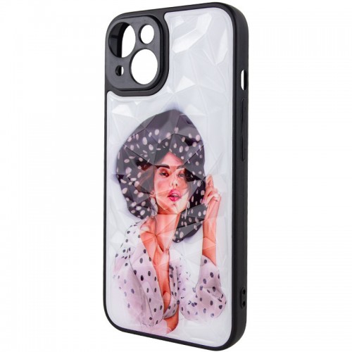 TPU+PC чохол Prisma Ladies для Apple iPhone 14 (6.1") Girl in a hat