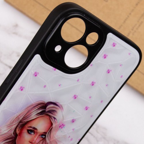 TPU+PC чохол Prisma Ladies для Apple iPhone 14 (6.1") Pink