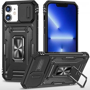 Ударостійкий чохол Camshield Army Ring для Apple iPhone 11 (6.1") Чорний / Black