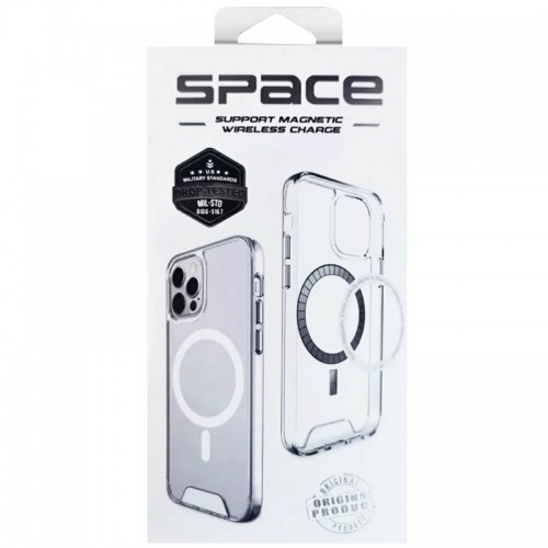 Чохол TPU Space Case with MagSafe для Apple iPhone 11 Pro Max (6.5") Прозорий