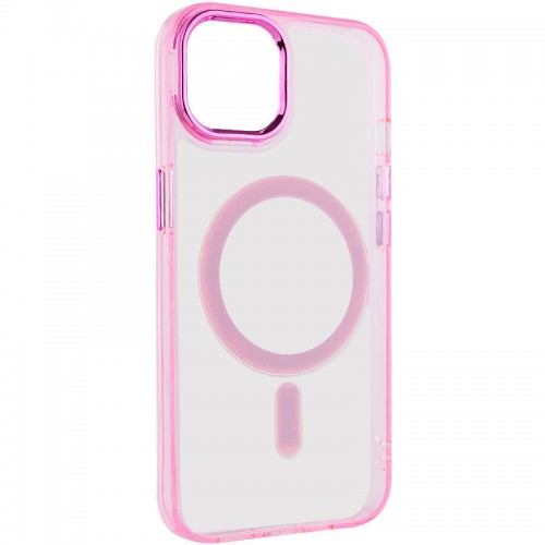 Чохол TPU Iris with MagSafe для Apple iPhone 12 Pro / 12 (6.1") Рожевий