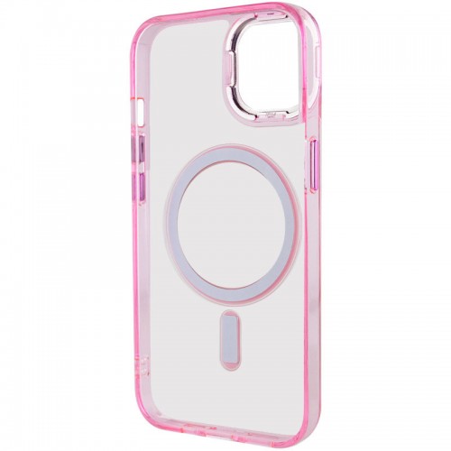 Чохол TPU Iris with MagSafe для Apple iPhone 12 Pro / 12 (6.1") Рожевий