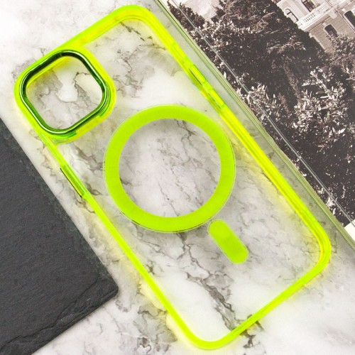 Чохол TPU Iris with MagSafe для Apple iPhone 12 Pro Max (6.7") Жовтий