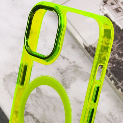 Чохол TPU Iris with MagSafe для Apple iPhone 12 Pro Max (6.7") Жовтий