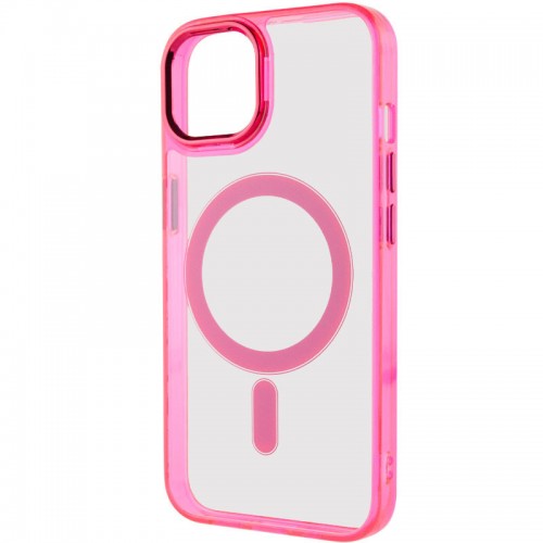 Чохол TPU Iris with MagSafe для Apple iPhone 12 Pro Max (6.7") Малиновий