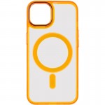 Чохол TPU Iris with MagSafe для Apple iPhone 12 Pro Max (6.7") Помаранчевий