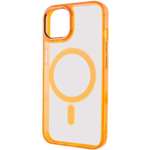 Чохол TPU Iris with MagSafe для Apple iPhone 12 Pro Max (6.7") Помаранчевий