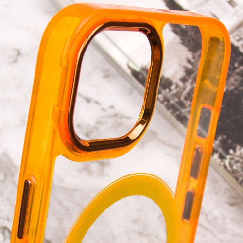 Чохол TPU Iris with MagSafe для Apple iPhone 12 Pro Max (6.7") Помаранчевий