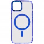 Чохол TPU Iris with MagSafe для Apple iPhone 13 (6.1") Синій