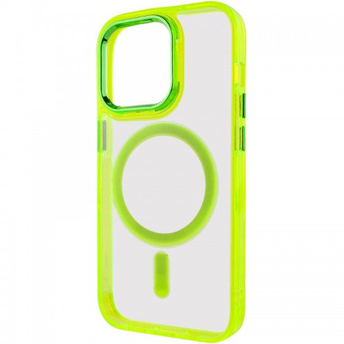 Чехол TPU Iris с MagSafe для Apple iPhone 13 Pro (6.1") Жёлтый