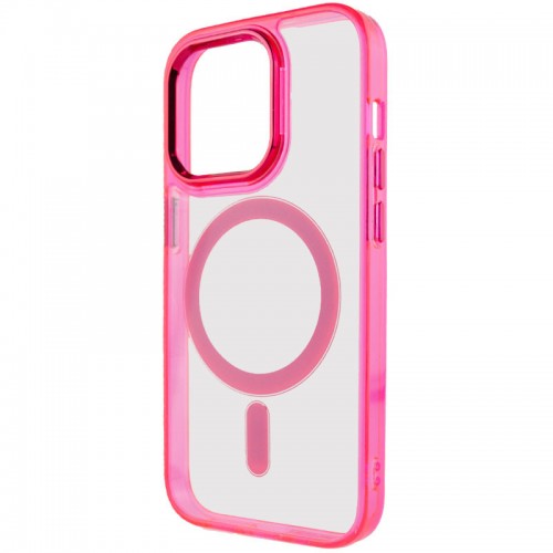 Чехол TPU Iris с MagSafe для Apple iPhone 13 Pro (6,1") Малиновый