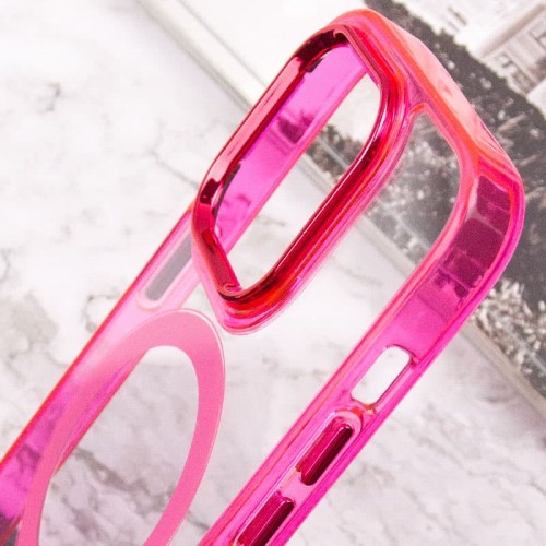 Чехол TPU Iris с MagSafe для Apple iPhone 13 Pro (6,1") Малиновый