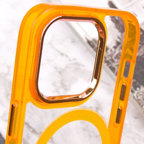 Чохол TPU Iris with MagSafe для Apple iPhone 13 Pro (6.1") Помаранчевий