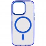 Чохол TPU Iris with MagSafe для Apple iPhone 13 Pro (6.1") Синій