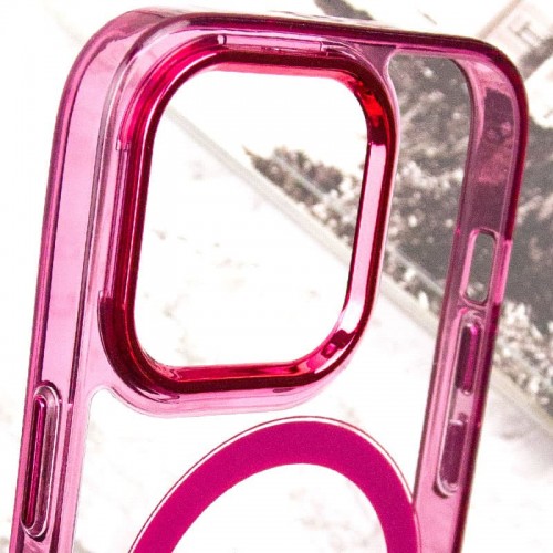 Чохол TPU Iris with MagSafe для Apple iPhone 13 Pro Max (6.7") Бордовий