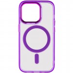 Чохол TPU Iris with MagSafe для Apple iPhone 13 Pro Max (6.7") Фіолетовий