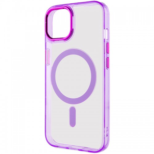 Чохол TPU Iris with MagSafe для Apple iPhone 14 (6.1") Фіолетовий