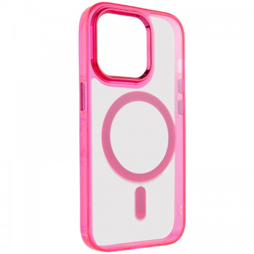 Чехол TPU Iris с MagSafe для Apple iPhone 14 Pro (6.1") Малиновый