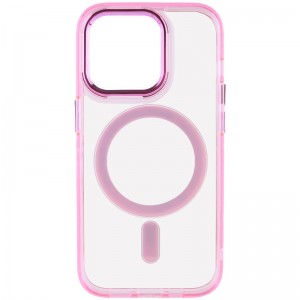 Чохол TPU Iris with MagSafe для Apple iPhone 14 Pro (6.1") Рожевий