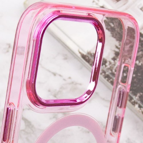 Чехол TPU Iris с MagSafe для Apple iPhone 14 Pro (6.1") Розовый