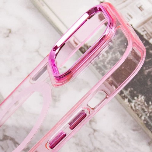 Чехол TPU Iris с MagSafe для Apple iPhone 14 Pro (6.1") Розовый