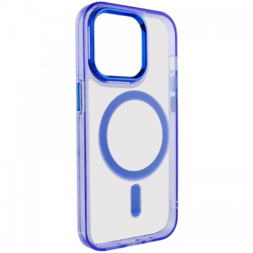 Чохол TPU Iris with MagSafe для Apple iPhone 14 Pro Max (6.7") Синій