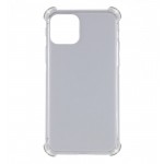 TPU чехол GETMAN Ease logo усиленные углы для Apple iPhone 12 Pro / 12 (6.1") Серый (прозрачный)