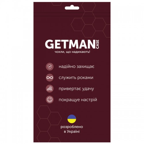 TPU чохол GETMAN Ease logo посилені кути для Apple iPhone 12 Pro / 12 (6.1") Сірий (прозорий)